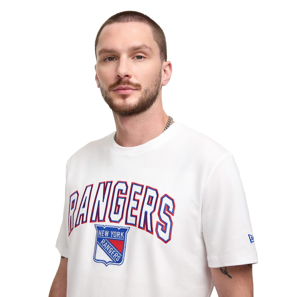 New Era New York Rangers Throwback White T-Shirt - Size L